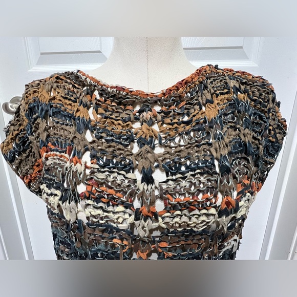 Leather Knitted Top - Picture 5 of 11